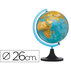 Globo terraqueo con luz...