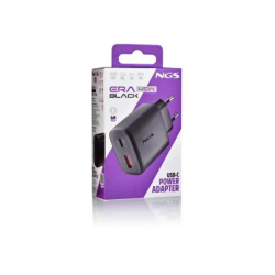 Cargador ngs de pared gan ultrarapido para portatil 45w con 2 puertos: usb-c a usb-a