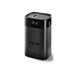 Bateria externa ngs para portatil carga rapida 65w 20000 mah 2xusb-c 1xusb-a