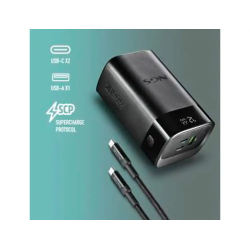 Bateria externa ngs para portatil carga rapida 65w 20000 mah 2xusb-c 1xusb-a