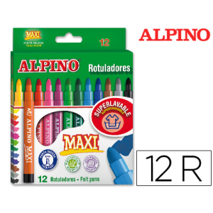 Rotulador alpino maxi caja...