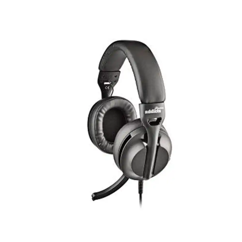 Auriculares ngs vox805 con cable estereo usb-c con control de volumen y adaptador usb color negro