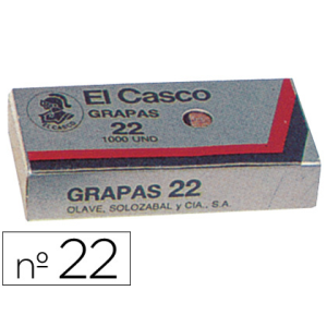 Grapas el casco nº22 caja...