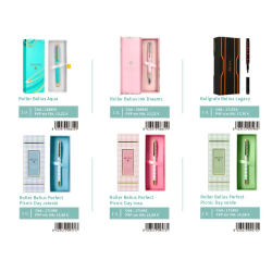 Expositor lote belius sobremesa negro 36 piezas 3 niveles mdf 600x420x750 mm