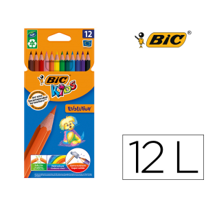 Lapices de colores bic kid...