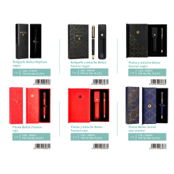 Expositor lote belius sobremesa negro 36 piezas 3 niveles mdf 600x420x750 mm