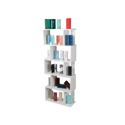 Expositor lote belius de pie blanco 50 piezas melamina 5 estantes 680x320x1700 mm