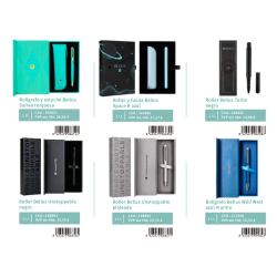 Expositor lote belius de pie blanco 50 piezas melamina 5 estantes 680x320x1700 mm