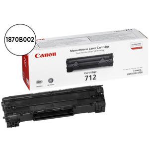 Toner canon crg712 negro...