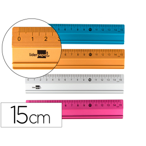 Regla liderpapel 15 cm...