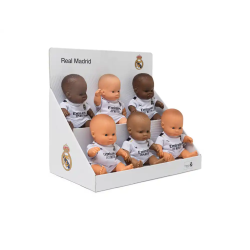 Muñeco miniland real madrid expositor de 12 unidades surtidas