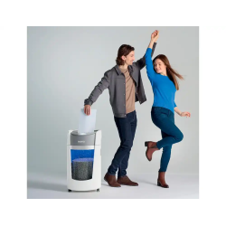 Destructora de documentos leitz optimax office capacidad de corte 10 hojas particulas p5 destruye grapas