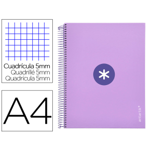 Cuaderno espiral a4 micro...