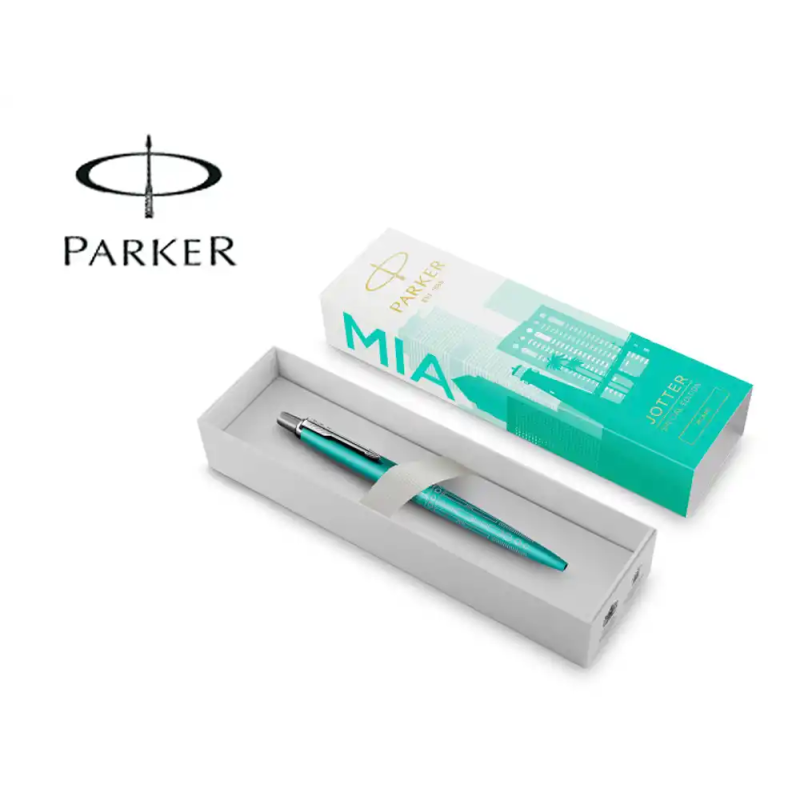 Boligrafo parker jotter edicion especial global iconos miami turquesa