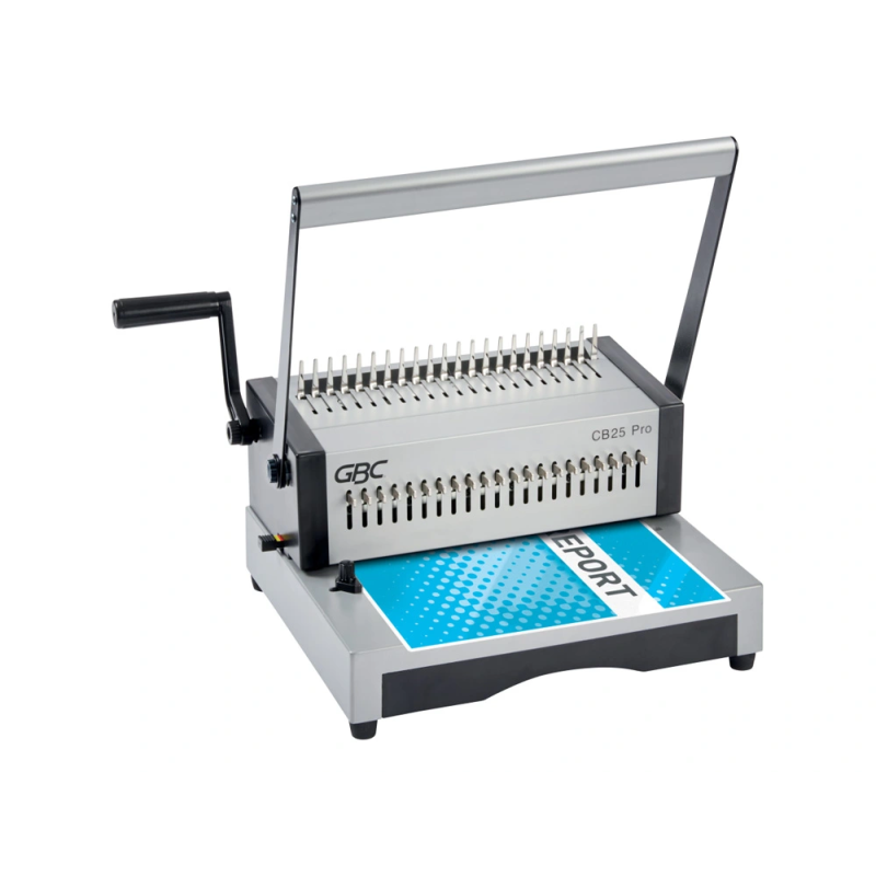 Encuadernadora para canutillo gbc combbind cb25 pro perfora 25 hojas tamaño a4 encuaderna 500 hojas