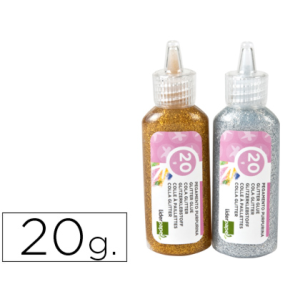 Purpurina pegamento...