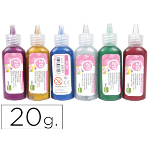 Purpurina pegamento...