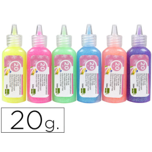 Purpurina pegamento...