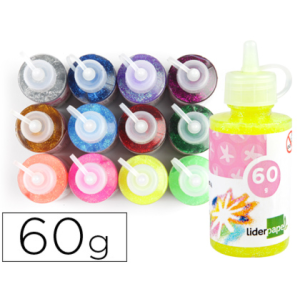 Purpurina pegamento...