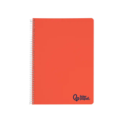 Cuaderno espiral liderpapel a5 wonder tapa plastico 80h 90gr liso colores surtidos