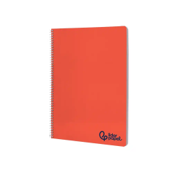 Cuaderno espiral liderpapel a5 wonder tapa plastico 80h 90gr liso colores surtidos