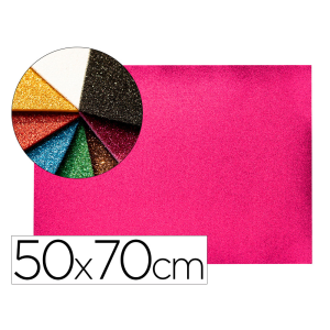 Goma eva con purpurina...