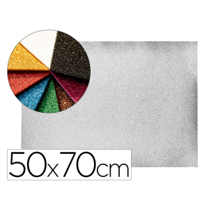 Goma eva con purpurina...