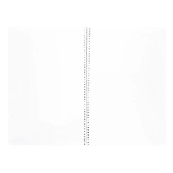 Cuaderno espiral liderpapel a5 wonder tapa plastico 80h 90gr liso colores surtidos