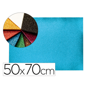 Goma eva con purpurina...