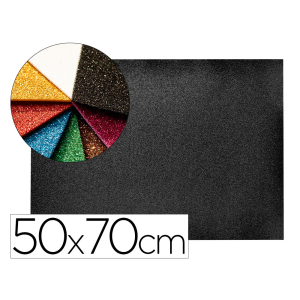 Goma eva con purpurina...