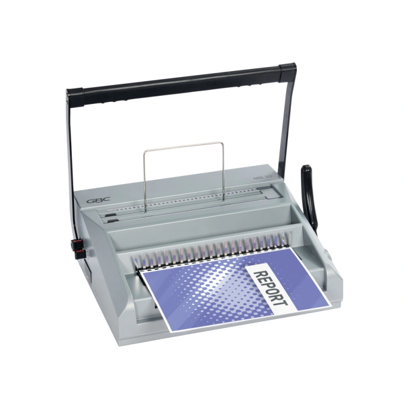 Encuadernadora para espiral gbc multibind mb20 perfora 20 hojas tamaño a4 encuaderna 500 hojas