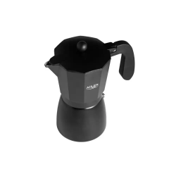 Cafetera italiana adler espresso 6 tazas 300ml valido para vitroceramica cocina electrica y fuego
