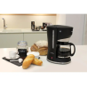 Cafetera ristretto magefesa 12 tazas con filtro extraible y placa calefactora antiadherente 800w