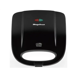 Sandwichera magefesa suisse black 750w con asa fria al tacto antiadherente