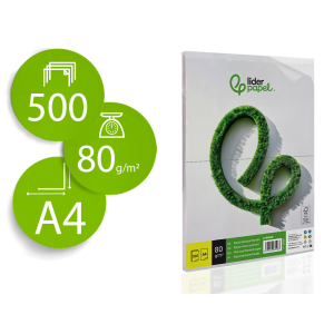 Papel liderpapel a4 80g/m2...