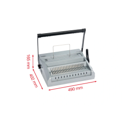 Encuadernadora para espiral gbc multibind mb20 perfora 20 hojas tamaño a4 encuaderna 500 hojas