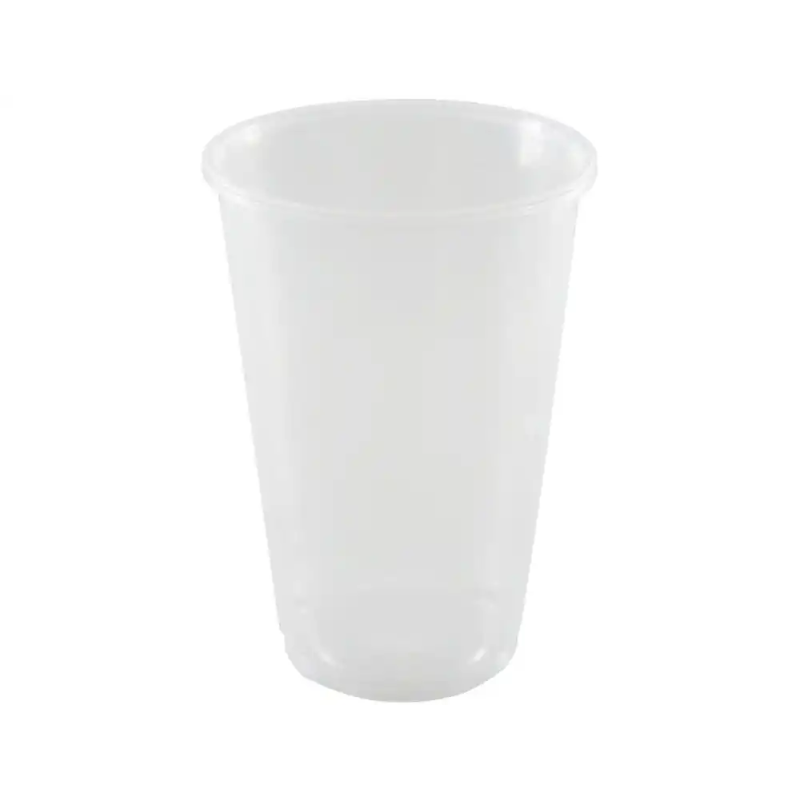 Vaso de plastico reutilizable transparente 550 ml paquete de 10 unidades