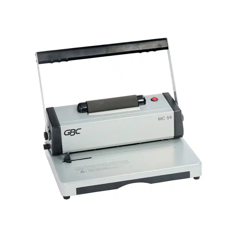 Encuadernadora para espiral gbc multibind mc59 perfora 20 hojas tamaño a4 encuaderna 450 hojas