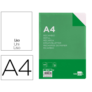 Recambio liderpapel a4 100...
