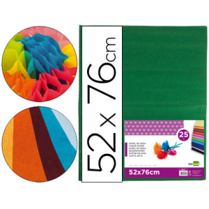 Papel seda liderpapel verde...