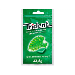 Chicle trident grageas...