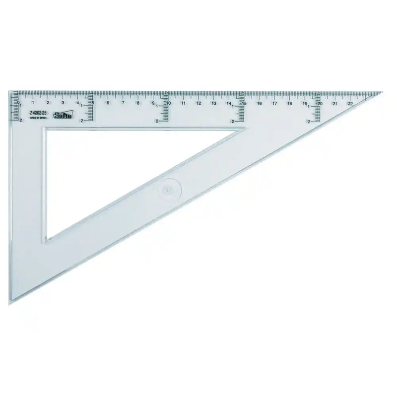 Cartabon transparente 25 cm