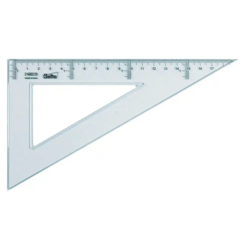 Cartabon transparente 20 cm