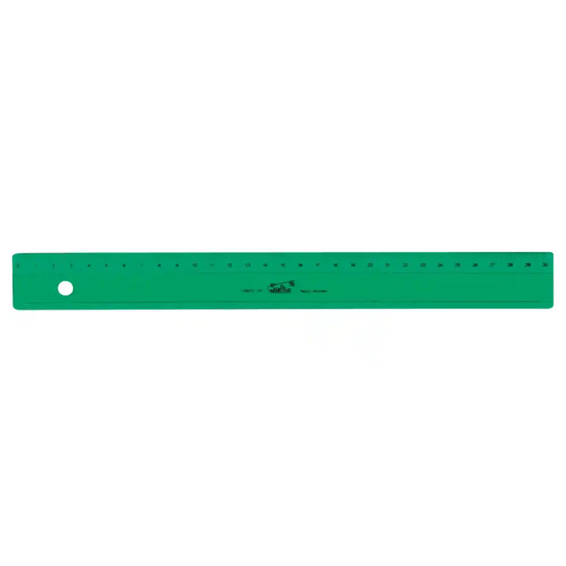 Regla verde 30 cm