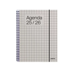 Agenda universal additio semana vista 16,5x21,5 cm curso escolar +16 años paginas anotaciones colores surtidos