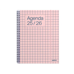 Agenda universal additio semana vista 16,5x21,5 cm curso escolar +16 años paginas anotaciones colores surtidos