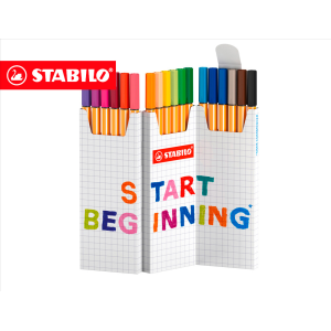 Rotulador stabilo punta de...