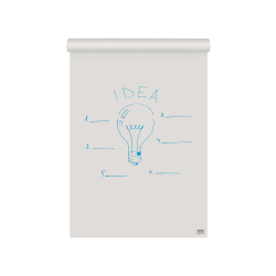 Bloc congreso nobo papel reciclado cuadriculado/liso 580x810 mm 50 hojas 70 g/m2