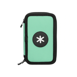 Plumier escolar antartik triple cremallera color menta 36 piezas