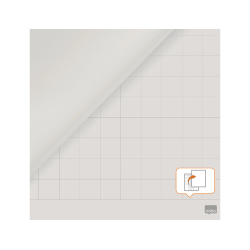 Bloc congreso nobo papel reciclado cuadriculado/liso 580x810 mm 50 hojas 70 g/m2
